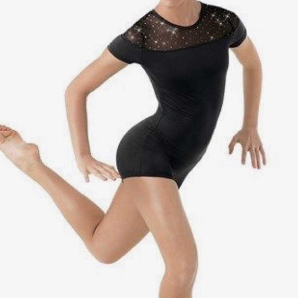 Small adult biketard dance costume